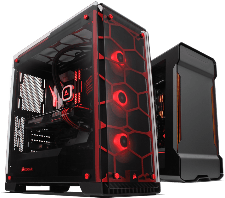 High-quality PC build showcasing premium components